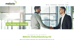 Desktop Screenshot of melioris.ch